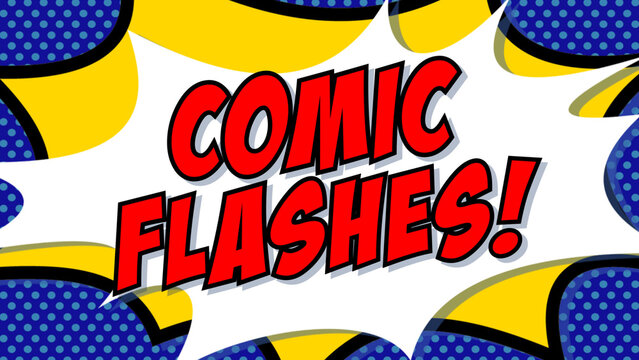 Comic Book Flash Overlay