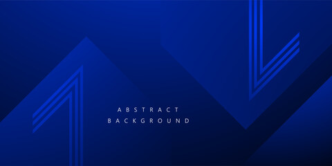 Abstract background Blue arrow with technology concept. Vector illustration