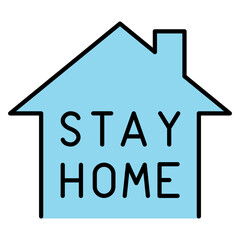 Stay home icon