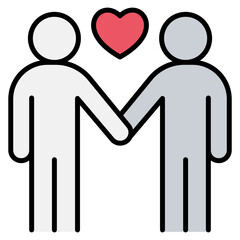 Couple in love icon