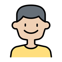 Happy man icon