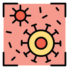 Obraz premium Virus icon