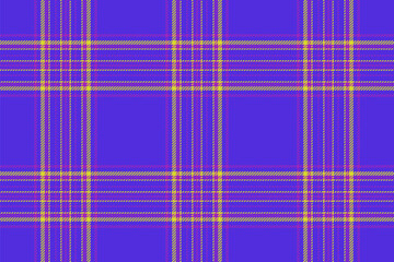 Textile plaid pattern of background tartan vector with a seamless texture fabric check.