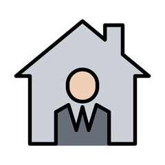 Work from home icon