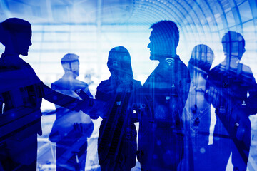 Business and technology concept