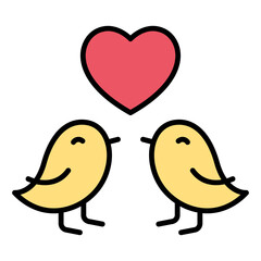 Lovebirds icon