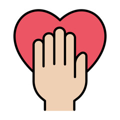 Love donation icon