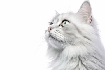 Obraz premium Cat photo realistic illustration - Generative AI.