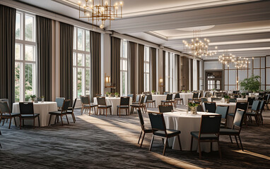 Elegant hotel spaces for conferences and events