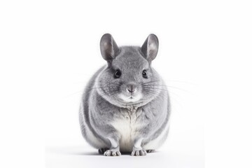 Obraz premium Chinchilla bphoto realistic illustration - Generative AI.