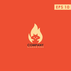 Acorn Of Squirrel Logo Design Vector Template. Modern Design. Vector Illustration