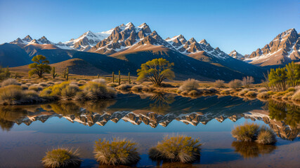 Fototapeta premium lake in the mountains