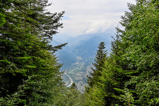Maggiatal, Vallemaggia, Maggia, Fluss, Wanderweg, Aussicht, Cardada, Tal, D&ouml;rfer, Tessin, Wald, Maggia-Delta, Lago Maggiore, Granitschlucht, Taleingang, Sommer, Schweiz