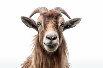 Goat photo realistic illustration - Generative AI.