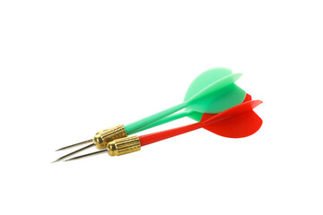 PNG, darts, three wires, isolated on white background