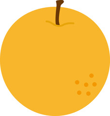 シンプルな梨イラスト
