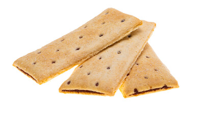 cookies with jam isolated
