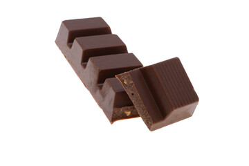 chocolate bar isolated
