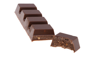 chocolate bar isolated
