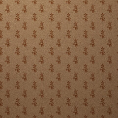 Brown wallpaper with beautiful floral pattern as background