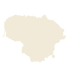 Map of Lithuania 