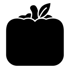 Cute pumpkin fall autumn Halloween silhouette 