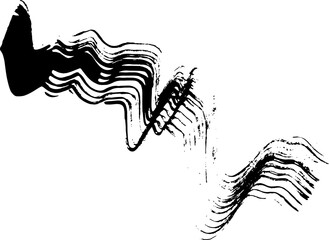 Dry Brush Wave Broad Stroke Element