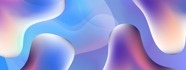 vector modern blue liquid background