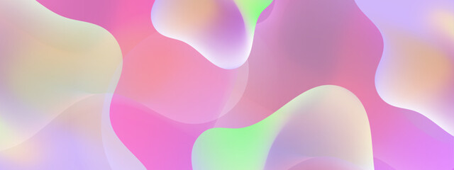 Bright pink Wave Fluid with sparkling design background