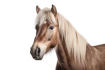 Obraz premium Pony photo realistic illustration - Generative AI.