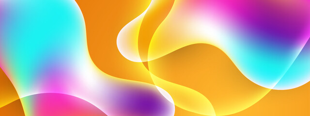 abstract colorful fluid background