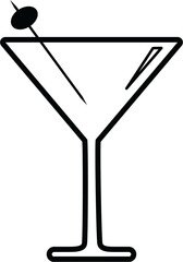 Digital png illustration of black drink on transparent background