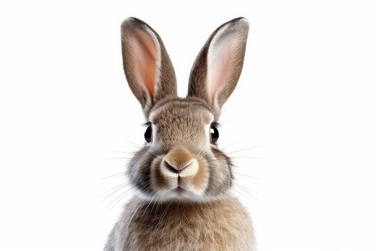 Rabbit photo realistic illustration - Generative AI.