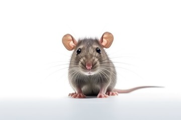 Rat photo realistic illustration - Generative AI.
