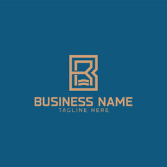 Professional Innovative Initial BR logo and RB logo. Letter BR RB Minimal elegant Monogram.