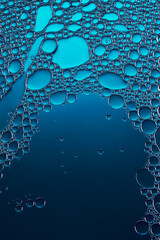 air bubbles underwater, abstract water background - obrazy, fototapety, plakaty