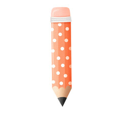 Orange pencil watercolor.	