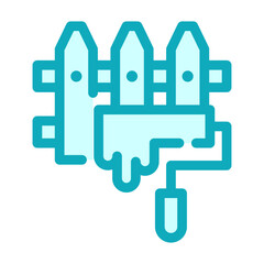 Obraz premium painting line icon best for web design