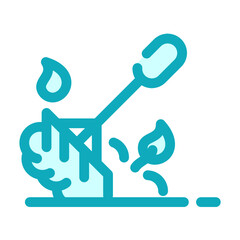 trowel line icon best for web design