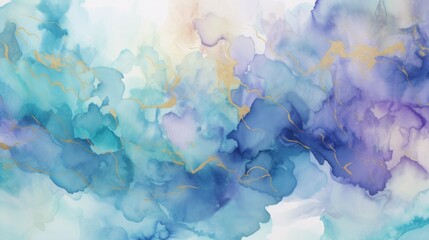 Fototapeta premium Abstract galaxy universe space&nbsp;background in turquoise color. Fantastic nebula stars in outer&nbsp;space sparkles texture design for invitation card, wallpaper..