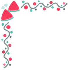 frame of watermelon 