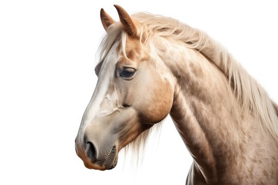 Horse photo realistic illustration - Generative AI.