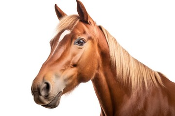 Horse photo realistic illustration - Generative AI.