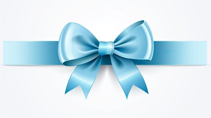 Blue Ribbon Banner: Elegant, Stylish and Attractive Design Element for Labeling, Decorations, and Sales
