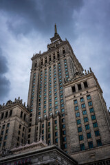 Obraz premium palace of culture and science in warsaw