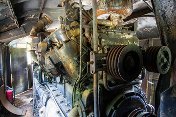 the old train davenport no 516 decommissioned in cable