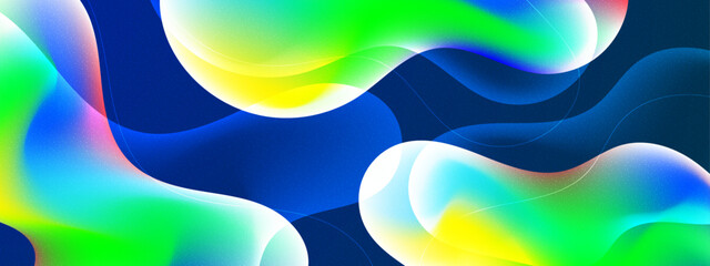 abstract colorful wave, fluid background