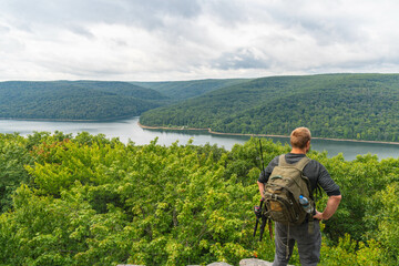 Allegheny state forest view from Rimrock mountain top  © Stock fresh 