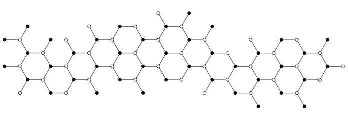 Structure molecule and communication icon. Connected lines with dots. Design for medical, technology, chemistry, science background.