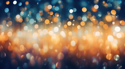 Blurred background with light and bokeh